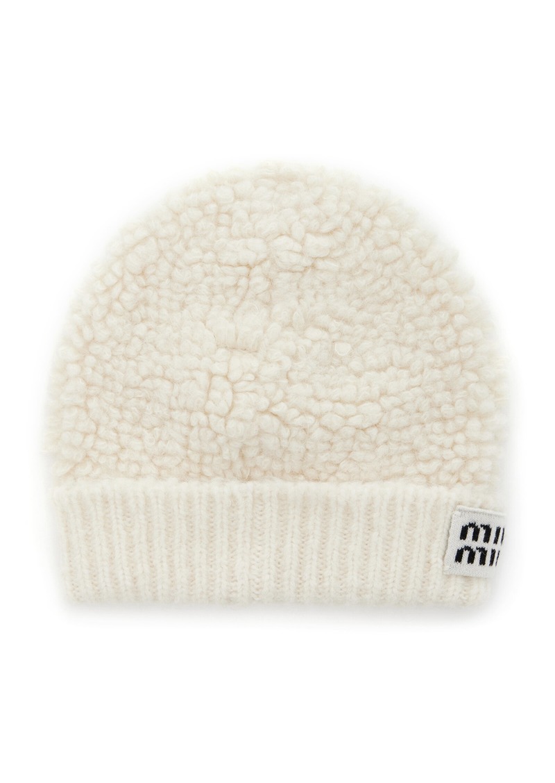 Miu Miu - Alpaca Beanie - White - M - Moda Operandi