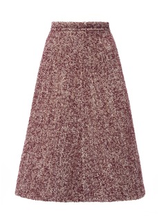 Miu Miu - Bouclé-Tweed Skirt - Purple - IT 36 - Moda Operandi