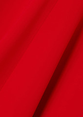 Miu Miu - Bow-embellished crepe dress - Red - IT 36