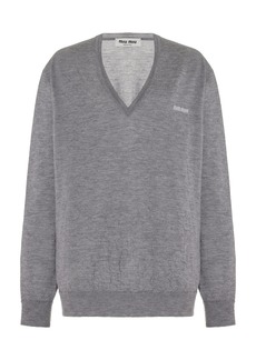 Miu Miu - Cashmere Sweater - Grey - IT 38 - Moda Operandi