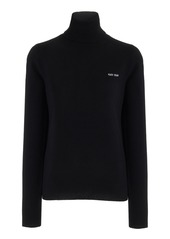 Miu Miu - Cashmere Turtleneck Top - Black - IT 40 - Moda Operandi