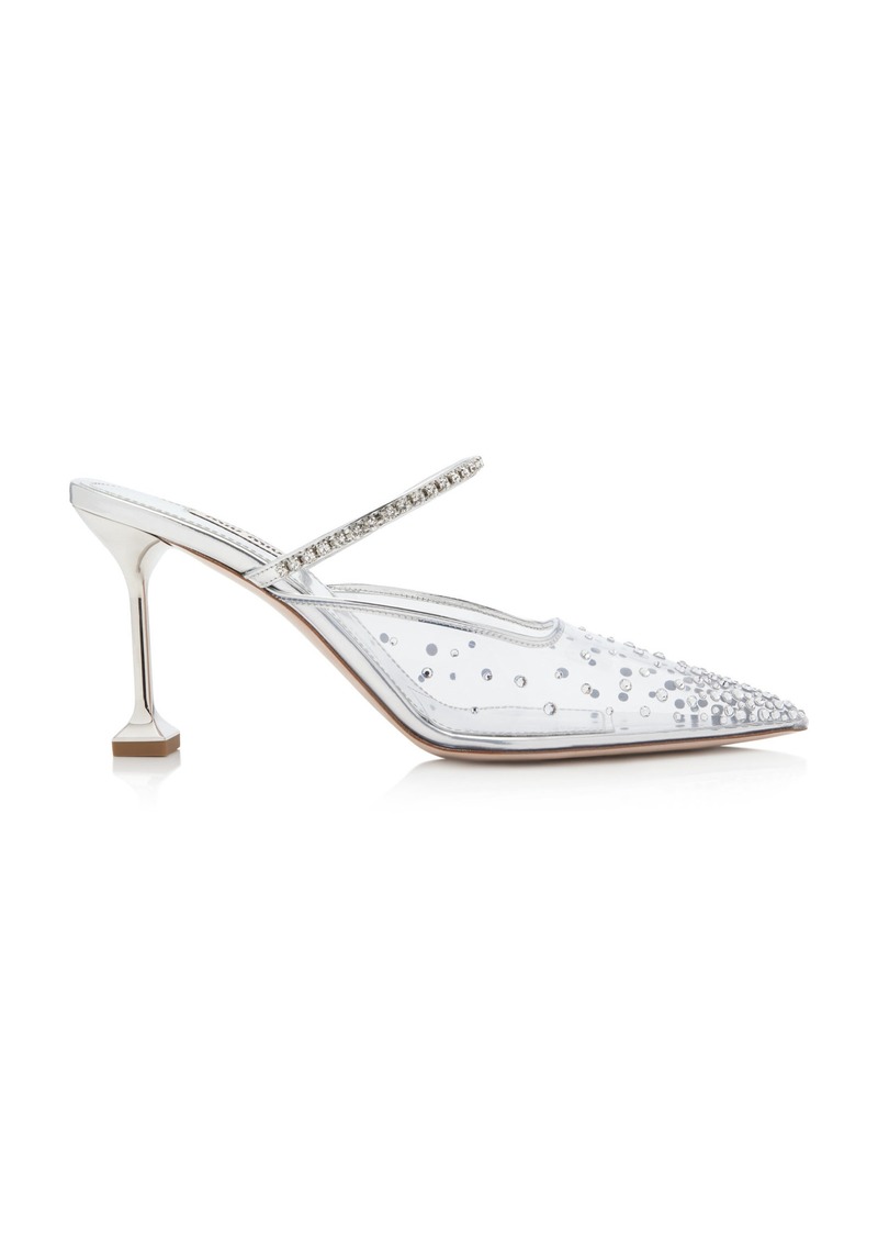 Miu Miu - Ciabatte PVC Pumps - Silver - IT 37 - Moda Operandi