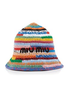 Miu Miu - Crocheted Bucket Hat - Multi - S - Moda Operandi