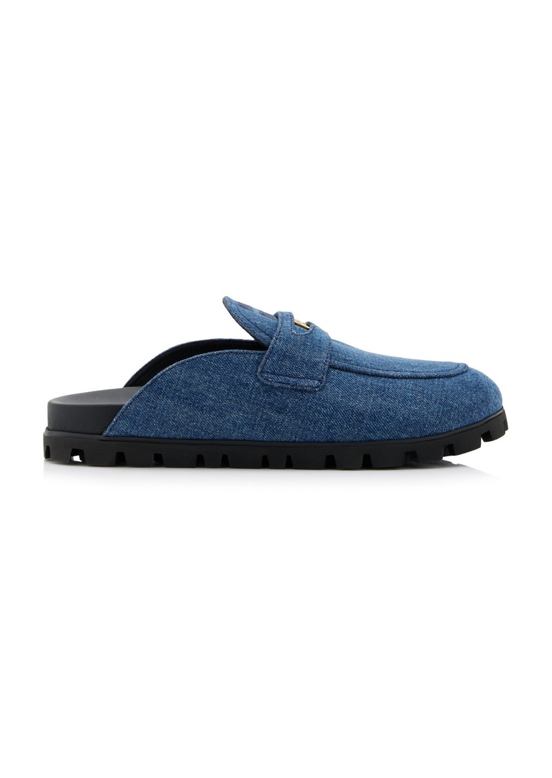 Miu Miu - Denim Loafers - Blue - IT 36.5 - Moda Operandi