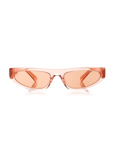 Miu Miu - Glimpse Cat-Eye Acetate Sunglasses - Red - OS - Moda Operandi