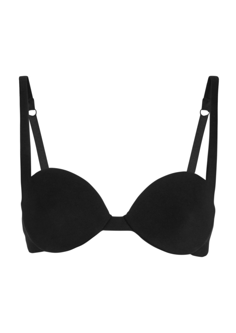 Miu Miu - Jersey Bra Top - Black - 4 - Moda Operandi