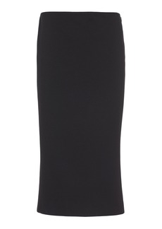 Miu Miu - Jersey Midi Skirt - Black - IT 38 - Moda Operandi