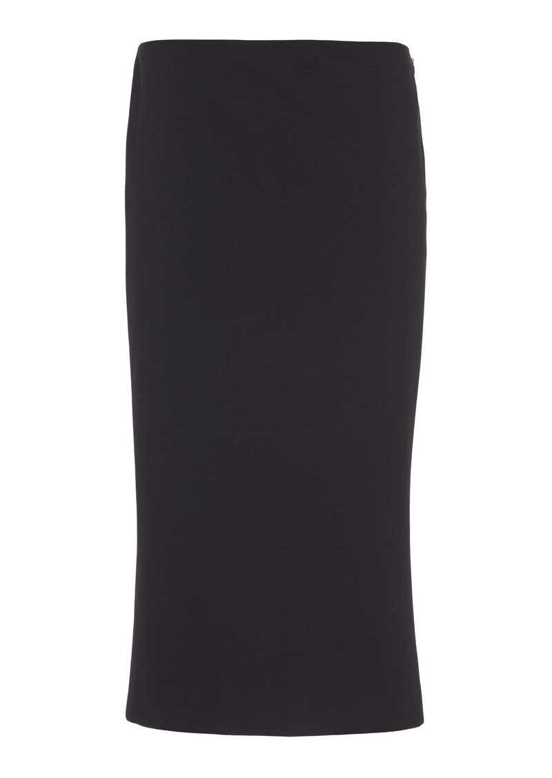 Miu Miu - Jersey Midi Skirt - Black - IT 42 - Moda Operandi