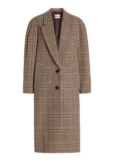 Miu Miu - Single-Breasted Tartan Coat - Print - IT 44 - Moda Operandi