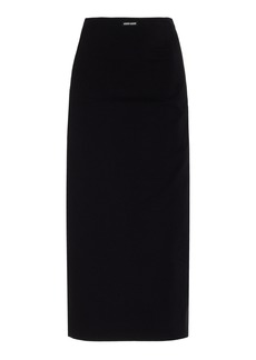 Miu Miu - Stretch-Jersey Maxi Skirt - Black - IT 38 - Moda Operandi