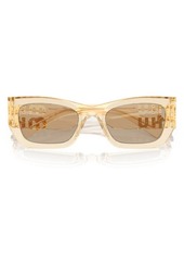 Miu Miu 53mm Rectangular Sunglasses