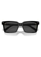 Miu Miu 55mm Rectangular Sunglasses