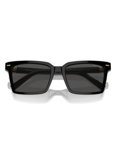 Miu Miu 55mm Rectangular Sunglasses