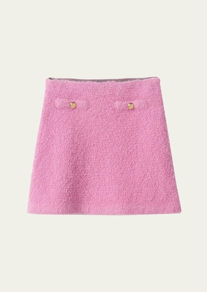 Miu Miu Cashmere Mini Skirt