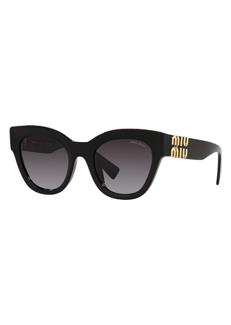 Miu Miu Cat Eye Sunglasses, 51mm