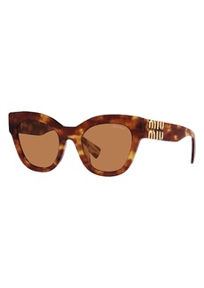 Miu Miu Cat Eye Sunglasses, 51mm