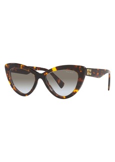 Miu Miu Cat Eye Sunglasses, 54mm