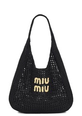 Miu Miu Crochet Hobo Bag