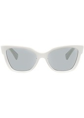 Miu Miu Eyewear White Cat-Eye Sunglasses