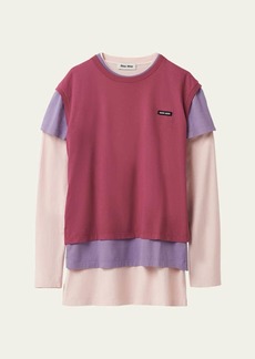Miu Miu Layered 3-Pack T-Shirt