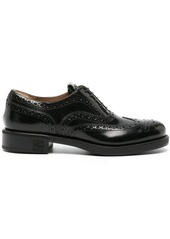 MIU MIU  logo-detail leather brogues