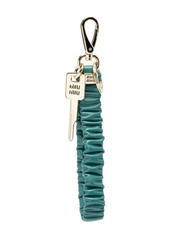 MIU MIU matelassé-effect keyring