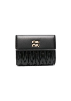 MIU MIU Matelassé-effect wallet