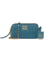 MIU MIU matelassé nappa leather mini bag