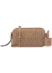 MIU MIU Matelassé nappa leather mini bag