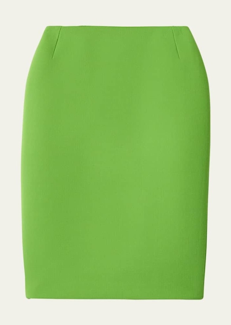 Miu Miu Natte Wool Pencil Skirt