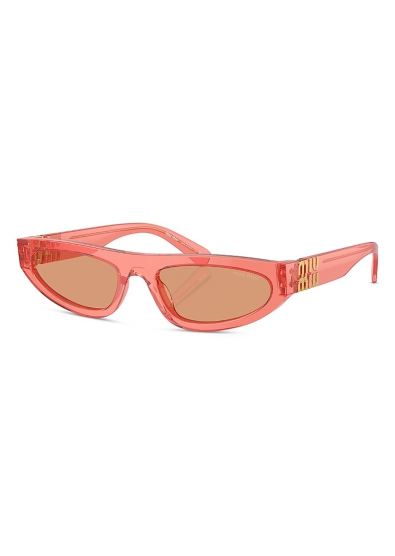 Miu Miu Oval Sunglasses, 56mm