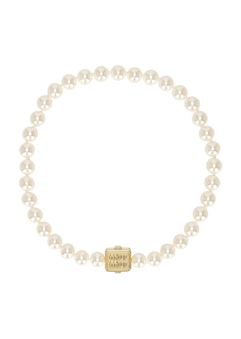 Miu Miu Pearl Necklace