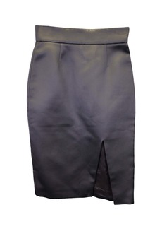 Miu Miu Pencil Skirt in Grey Silk