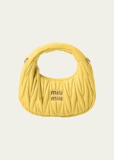 Miu Miu Quilted Leather Top-Handle Bg