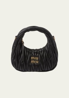 Miu Miu Quilted Leather Top-Handle Bg