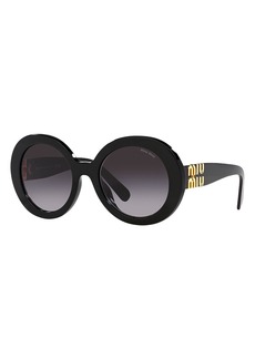 Miu Miu Round Sunglasses, 55mm