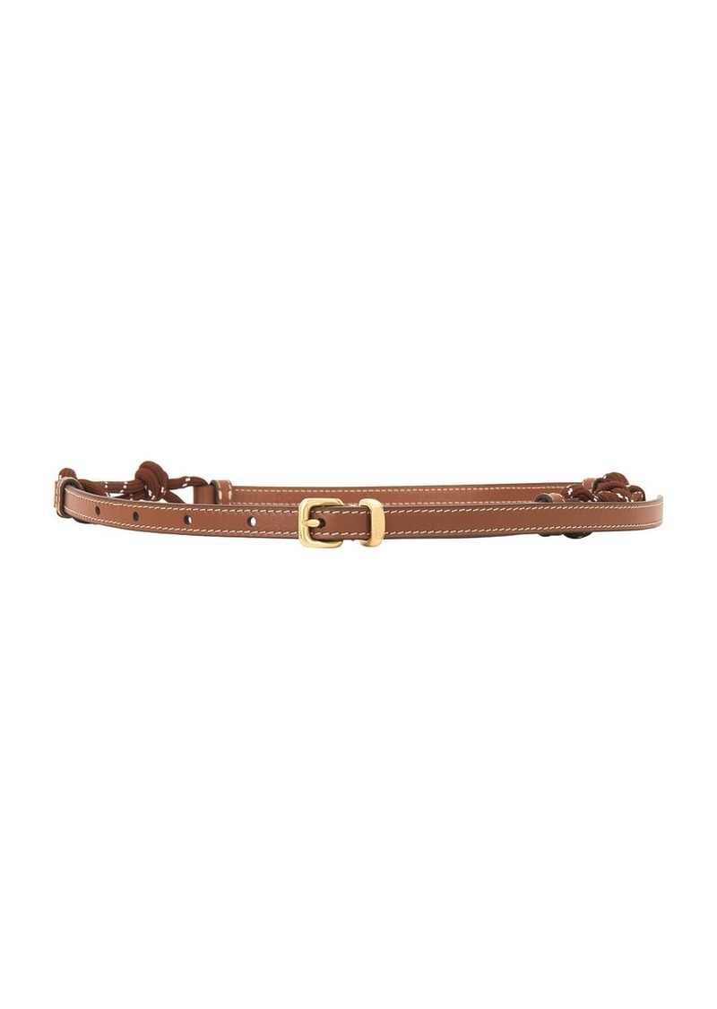 Miu Miu Soft Calf & Nastro Belt