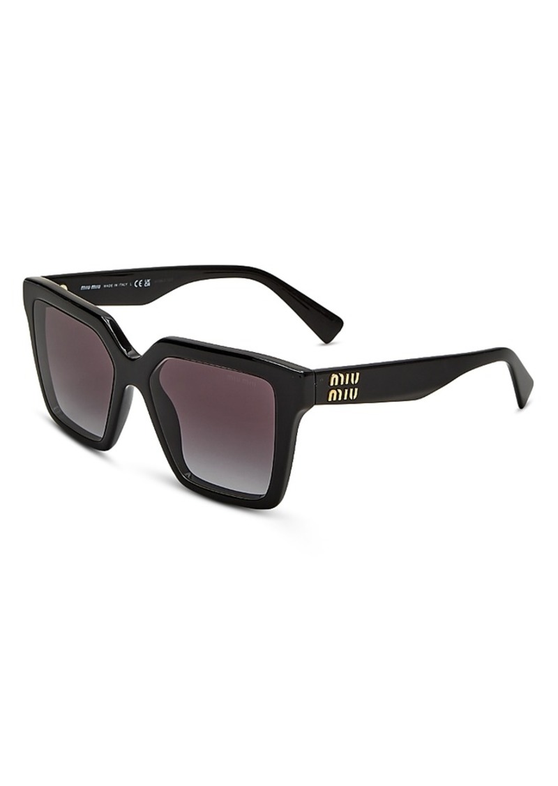 Miu Miu Square Sunglasses, 54mm