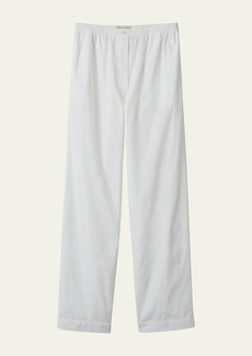 Miu Miu Straight Leg Poplin Pajama Pants