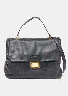 Miu Miu Vitello Soft Leather Large Top Handle Bag