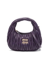 MIU MIU Wander matelassé mini bag