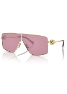 Miu Miu Women's Sunglasses, Mirror Mu 51ZS - Pale Gold