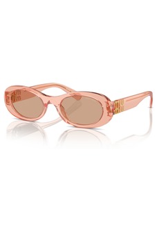 Miu Miu Women's Sunglasses, Mu 06Zs - Noisette Transparent