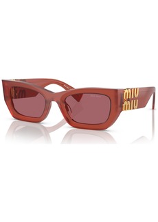 Miu Miu Women's Sunglasses, Mu 09WS - Cognac Opal