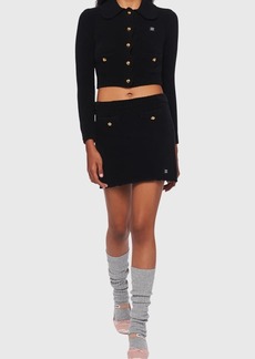 Miu Miu Wool Boucle Mini Skirt