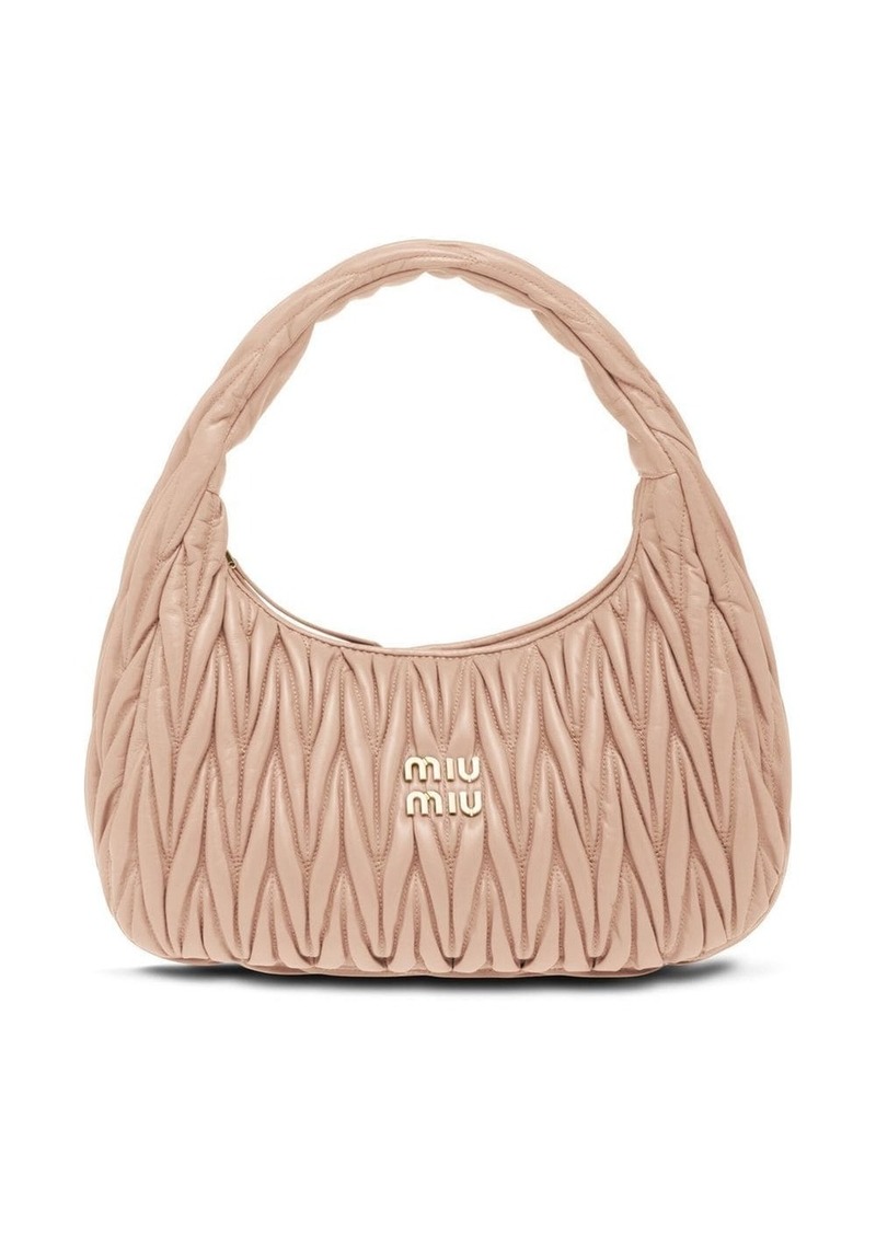 Miu Miu Wander matelassé shoulder bag