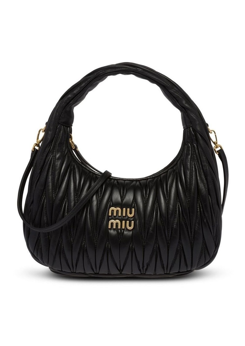 Miu Miu Wander matelassé shoulder bag