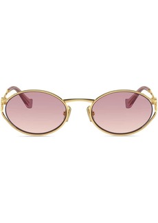 Miu Miu oval-frame gradient-lenses sunglasses