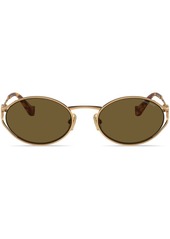 Miu Miu oval-frame tinted-lenses sunglasses