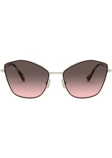 Miu Miu oversize-frame gradient sunglasses